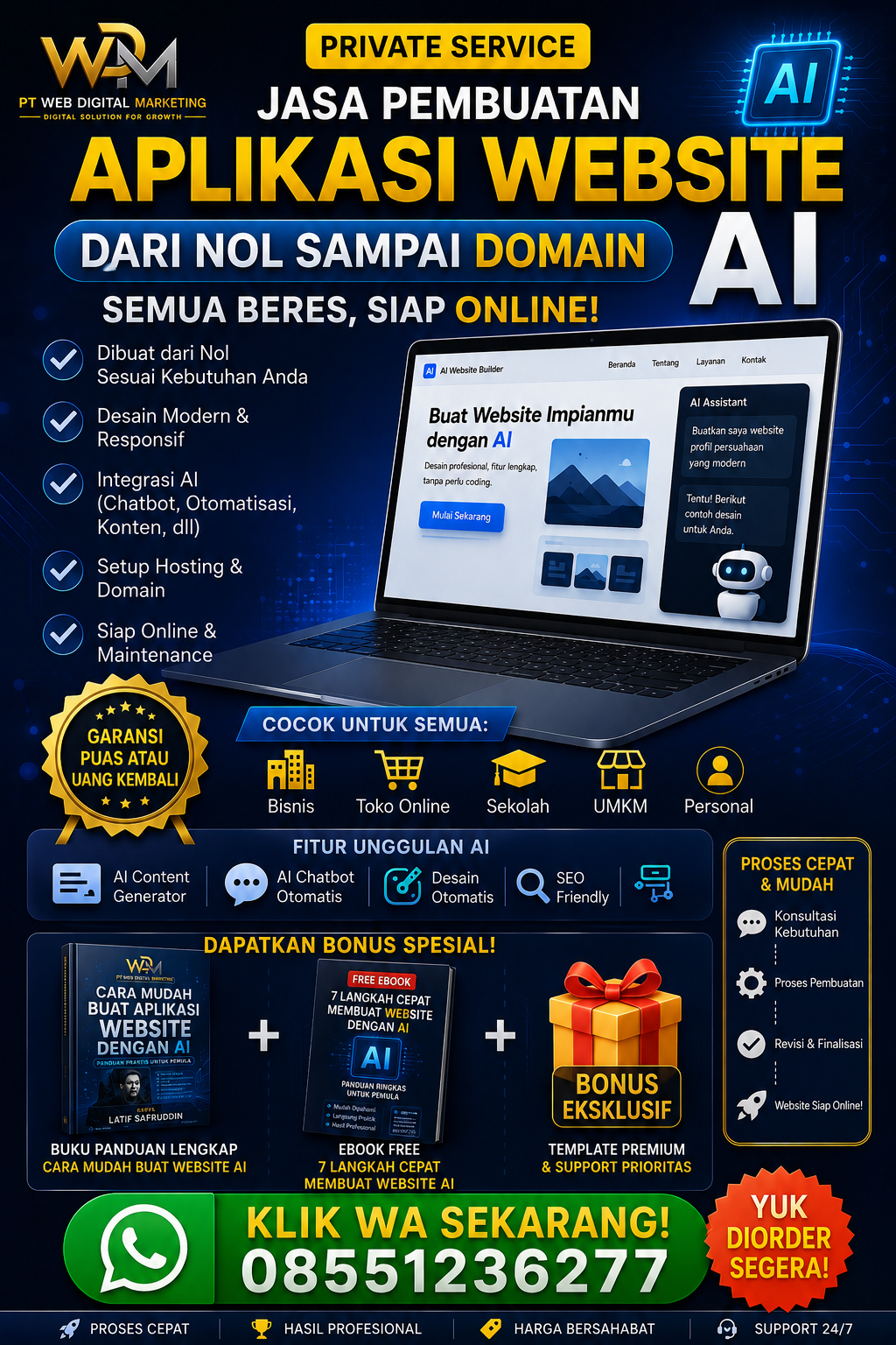 Promo Private Website AI